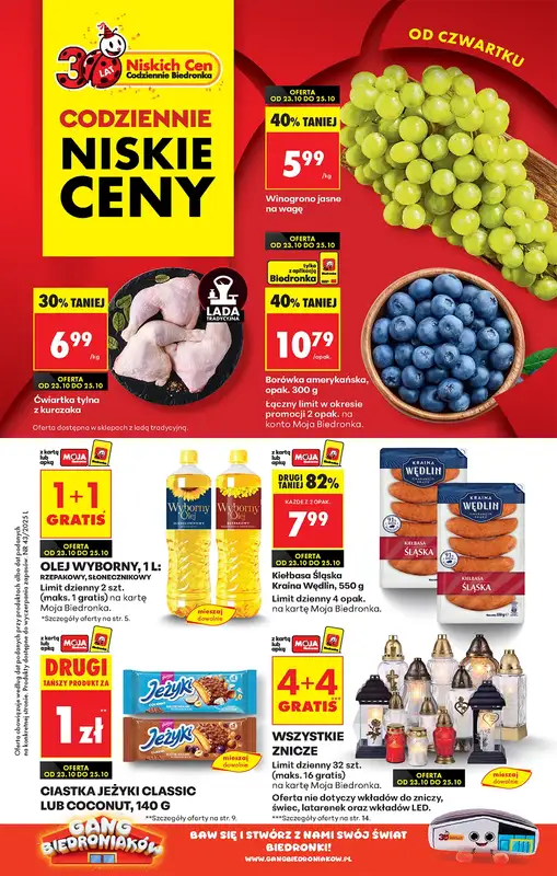 Biedronka - gazetka promocyjna Od czwartku, Z ladą tradycyjną  
