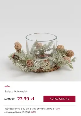 home&you - gazetka promocyjna SALE: świąteczne dekoracje od piątku 24.10 do czwartku 30.10 - strona 7 home&you - gazetka promocyjna SALE: świąteczne dekoracje od piątku 24.10 do czwartku 30.10 - strona 7