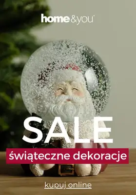 home&you - gazetka promocyjna SALE: świąteczne dekoracje od piątku 24.10 do czwartku 30.10 home&you - gazetka promocyjna SALE: świąteczne dekoracje od piątku 24.10 do czwartku 30.10