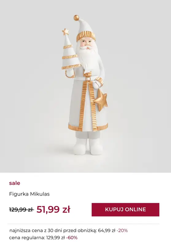 home&you - gazetka promocyjna SALE: świąteczne dekoracje od piątku 24.10 do czwartku 30.10 - strona 8