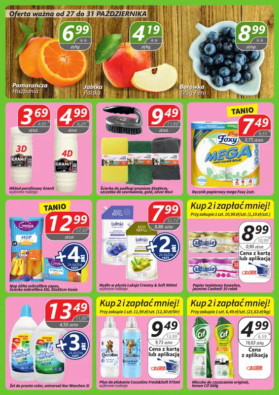 Społem - Blisko i Korzystnie - gazetka promocyjna Gazetka PSS Poznań od poniedziałku 27.10 do niedzieli 16.11 - strona 5