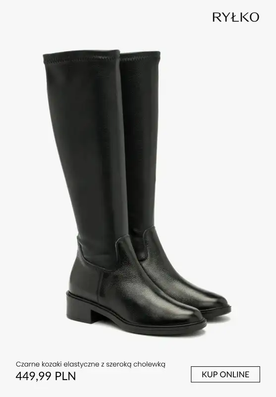 Ryłko - gazetka promocyjna Kozaki z SZEROKĄ CHOLWEKĄ od piątku 24.10  - strona 9