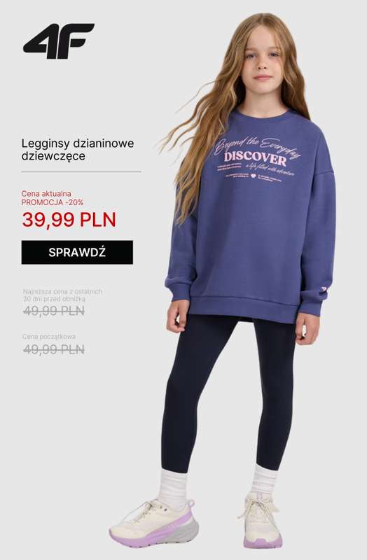 4F - gazetka promocyjna WYPRZEDAŻ: wszystko do 50 zł od soboty 25.10  - strona 18