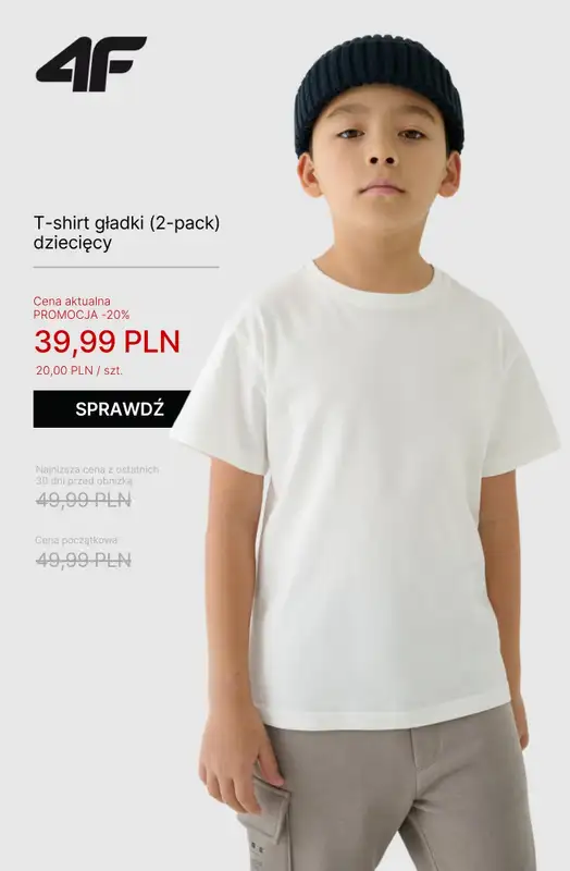 4F - gazetka promocyjna WYPRZEDAŻ: wszystko do 50 zł od soboty 25.10  - strona 16