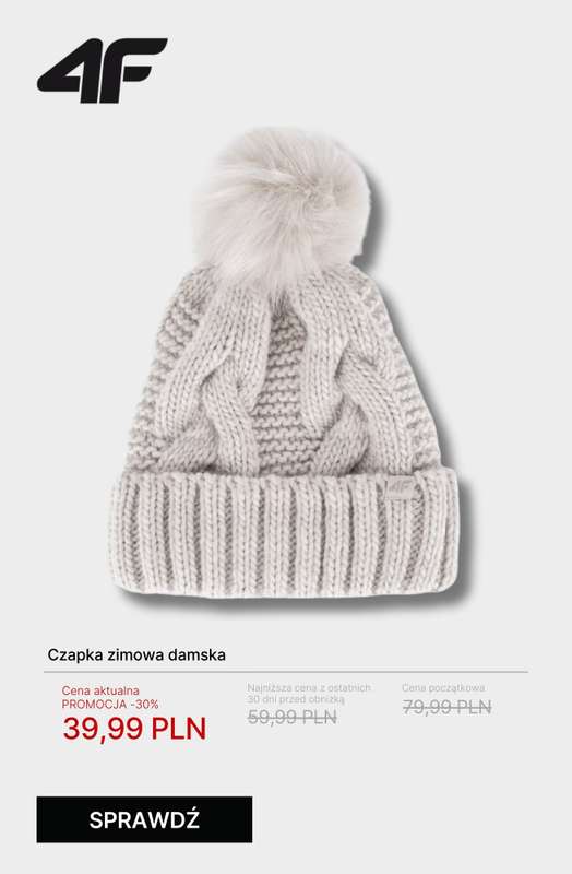 4F - gazetka promocyjna WYPRZEDAŻ: wszystko do 50 zł od soboty 25.10  - strona 4