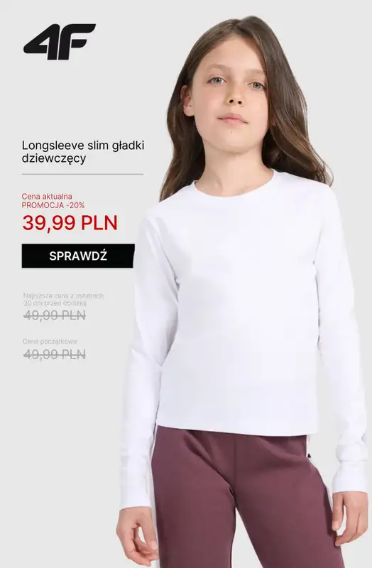 4F - gazetka promocyjna WYPRZEDAŻ: wszystko do 50 zł od soboty 25.10  - strona 12