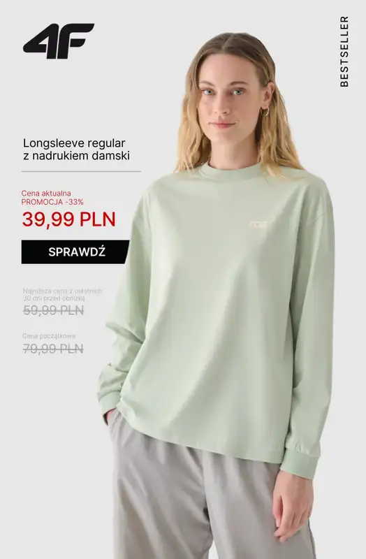 4F - gazetka promocyjna WYPRZEDAŻ: wszystko do 50 zł   - strona 3