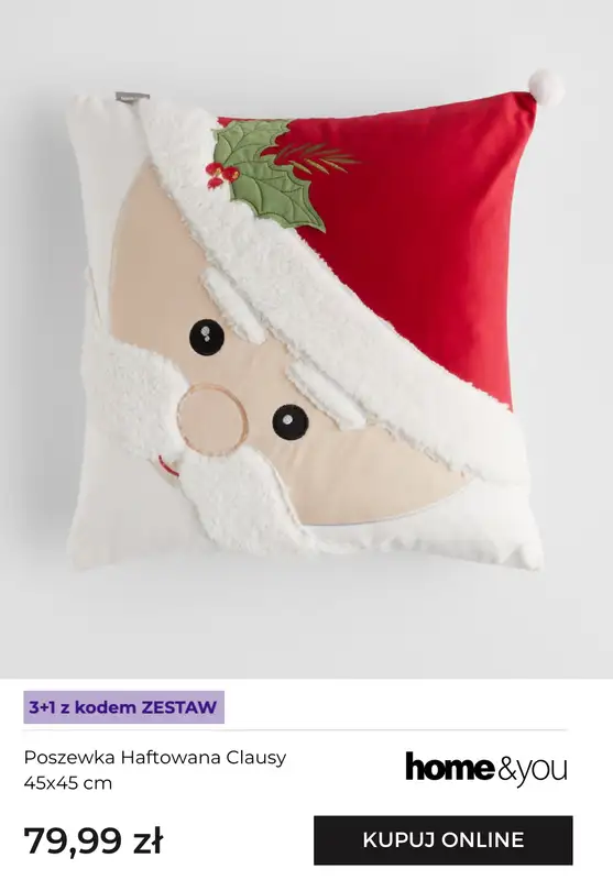 home&you - gazetka promocyjna Świąteczne poszewki i poduszki dekoracyjne od soboty 25.10 do czwartku 30.10 - strona 8