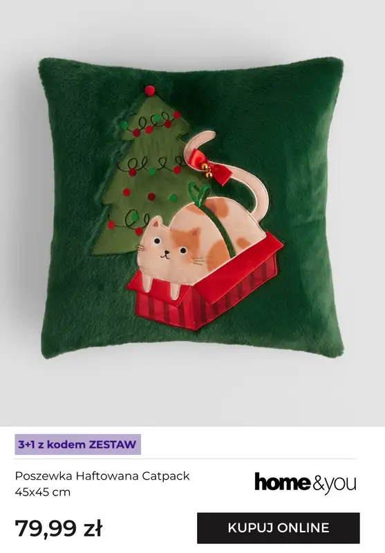 home&you - gazetka promocyjna Świąteczne poszewki i poduszki dekoracyjne od soboty 25.10 do czwartku 30.10 - strona 9