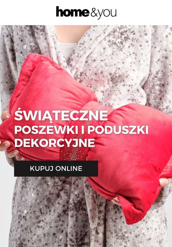 home&you - gazetka promocyjna Świąteczne poszewki i poduszki dekoracyjne od soboty 25.10 do czwartku 30.10