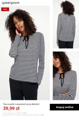 Greenpoint - gazetka promocyjna SALE do 39,99 zł od piątku 24.10  - strona 3