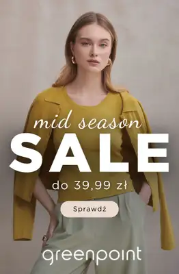 Greenpoint - gazetka promocyjna SALE do 39,99 zł od piątku 24.10 