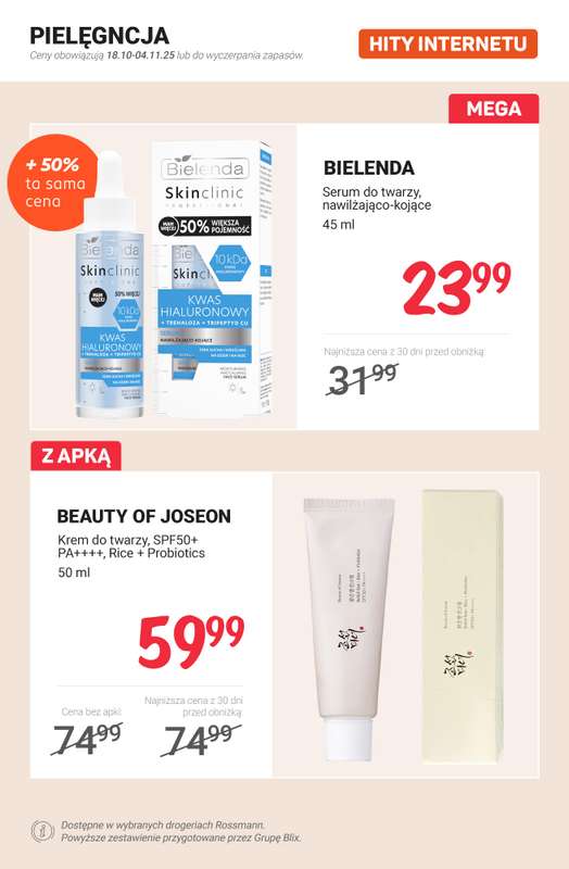 Rossmann - gazetka promocyjna HITY INTERNETU od soboty 25.10 do wtorku 04.11 - strona 8 Rossmann - gazetka promocyjna HITY INTERNETU od soboty 25.10 do wtorku 04.11 - strona 8