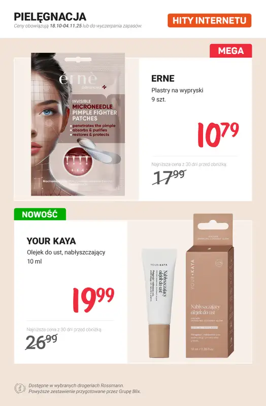 Rossmann - gazetka promocyjna HITY INTERNETU od soboty 25.10 do wtorku 04.11 - strona 6