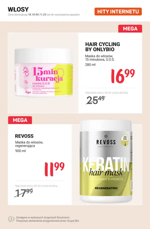 Rossmann - gazetka promocyjna HITY INTERNETU od soboty 25.10 do wtorku 04.11 - strona 11