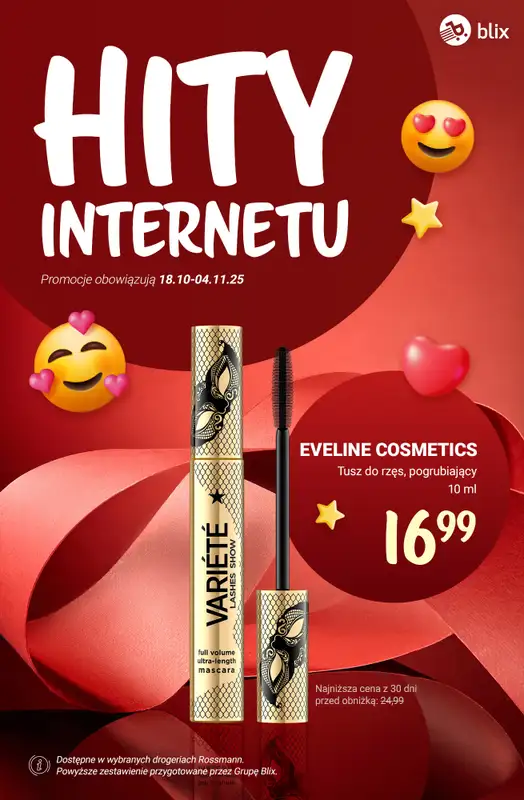 Rossmann - gazetka promocyjna HITY INTERNETU  