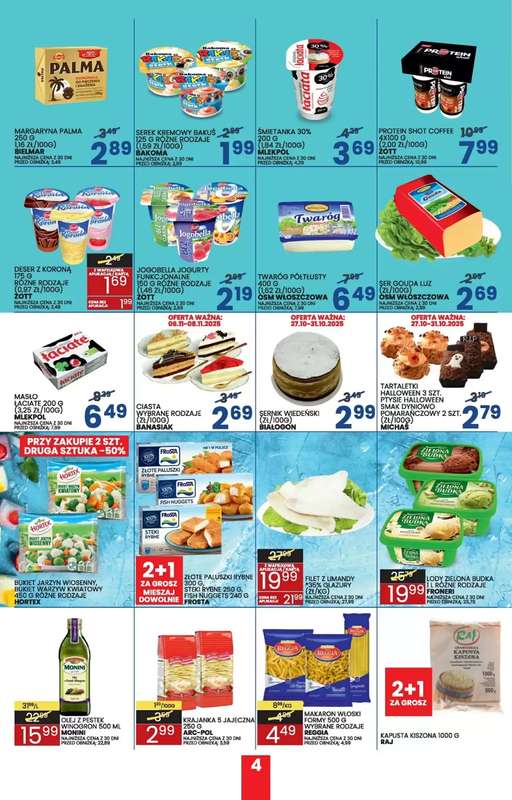 Wafelek - gazetka promocyjna Gazetka od poniedzia艂ku 27.10 do soboty 08.11 - strona 4 Wafelek - gazetka promocyjna Gazetka od poniedzia艂ku 27.10 do soboty 08.11 - strona 4