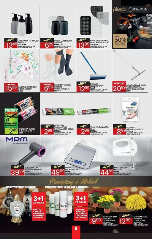 Wafelek - gazetka promocyjna Gazetka od poniedziałku 27.10 do soboty 08.11 - strona 6