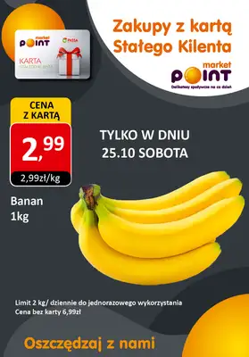 Market Point - gazetka promocyjna Hit weekendowy od soboty 25.10 do soboty 25.10