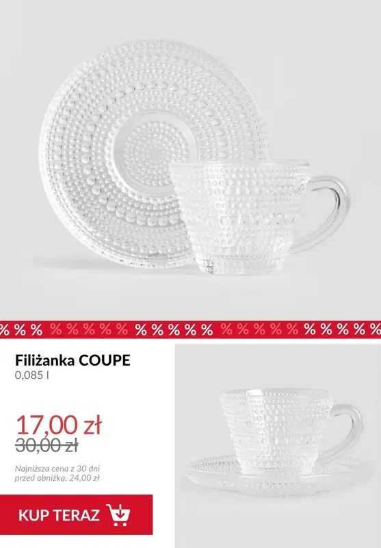 Homla - gazetka promocyjna Do -50% na szkła od piątku 24.10  - strona 6