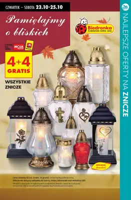 #ZNICZE - gazetka promocyjna Najlepsze oferty na ZNICZE i WKŁADY od soboty 25.10 do piątku 31.10 - strona 21 #ZNICZE - gazetka promocyjna Najlepsze oferty na ZNICZE i WKŁADY od soboty 25.10 do piątku 31.10 - strona 21