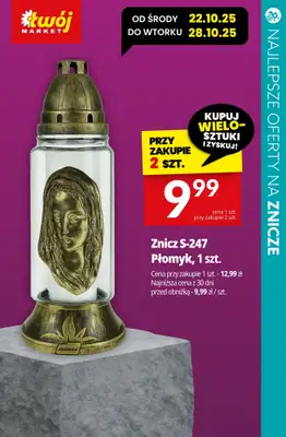 #ZNICZE - gazetka promocyjna Najlepsze oferty na ZNICZE i WKŁADY od soboty 25.10 do piątku 31.10 - strona 6 #ZNICZE - gazetka promocyjna Najlepsze oferty na ZNICZE i WKŁADY od soboty 25.10 do piątku 31.10 - strona 6