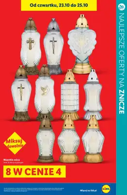 #ZNICZE - gazetka promocyjna Najlepsze oferty na ZNICZE i WKŁADY od soboty 25.10 do piątku 31.10 - strona 18 #ZNICZE - gazetka promocyjna Najlepsze oferty na ZNICZE i WKŁADY od soboty 25.10 do piątku 31.10 - strona 18