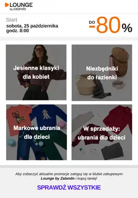 Lounge by Zalando - gazetka promocyjna Do -80% na wybrane marki na weekend! od soboty 25.10 do niedzieli 26.10 - strona 6 Lounge by Zalando - gazetka promocyjna Do -80% na wybrane marki na weekend! od soboty 25.10 do niedzieli 26.10 - strona 6