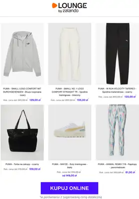 Lounge by Zalando - gazetka promocyjna Do -72% Puma od piątku 24.10 do wtorku 28.10 - strona 6 Lounge by Zalando - gazetka promocyjna Do -72% Puma od piątku 24.10 do wtorku 28.10 - strona 6