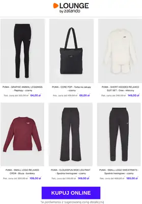 Lounge by Zalando - gazetka promocyjna Do -72% Puma od piątku 24.10 do wtorku 28.10 - strona 2 Lounge by Zalando - gazetka promocyjna Do -72% Puma od piątku 24.10 do wtorku 28.10 - strona 2