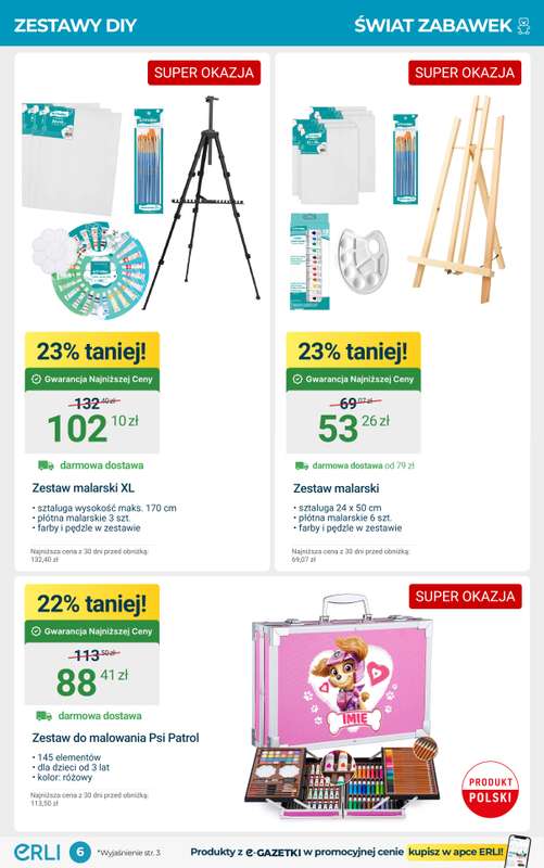 Erli - gazetka promocyjna HITY CENOWE – zabawki i sport! od poniedziałku 27.10 do niedzieli 02.11 - strona 6