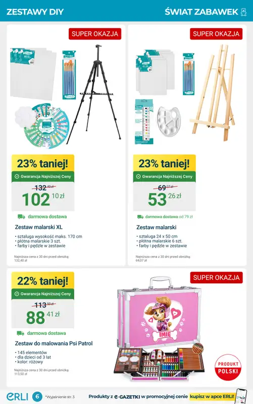 Erli - gazetka promocyjna HITY CENOWE – zabawki i sport! od poniedziałku 27.10 do niedzieli 02.11 - strona 6