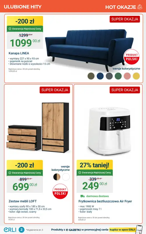 Erli - gazetka promocyjna HITY CENOWE – zabawki i sport!   - strona 2