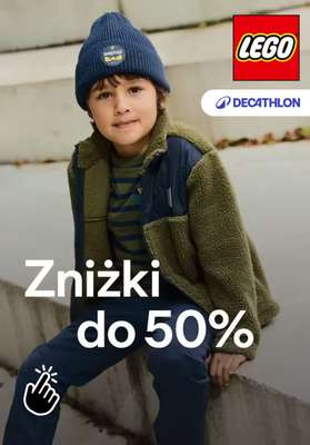 Decathlon - gazetka promocyjna Do -50% na odzież dziecięcą LEGO od soboty 25.10 