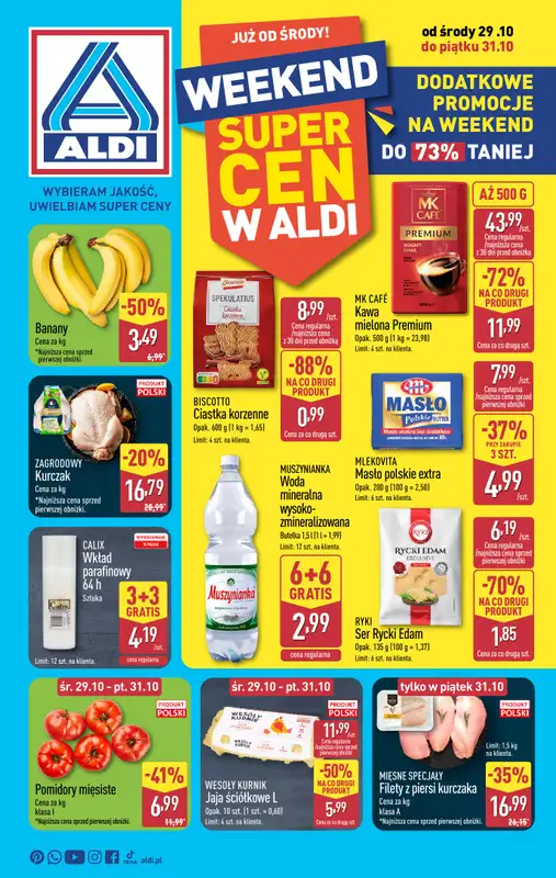 Aldi - gazetka promocyjna Weekend super cen w Aldi!  