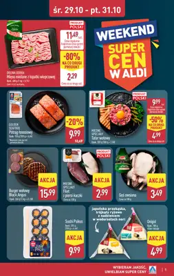 Aldi - gazetka promocyjna Weekend super cen w Aldi! od środy 29.10 do piątku 31.10 - strona 5 Aldi - gazetka promocyjna Weekend super cen w Aldi! od środy 29.10 do piątku 31.10 - strona 5