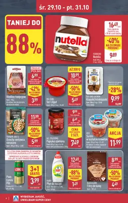 Aldi - gazetka promocyjna Weekend super cen w Aldi! od środy 29.10 do piątku 31.10 - strona 6 Aldi - gazetka promocyjna Weekend super cen w Aldi! od środy 29.10 do piątku 31.10 - strona 6
