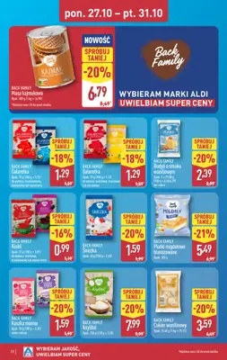 Aldi - gazetka promocyjna Pełny katalog! od poniedziałku 27.10 do piątku 31.10 - strona 12 Aldi - gazetka promocyjna Pełny katalog! od poniedziałku 27.10 do piątku 31.10 - strona 12