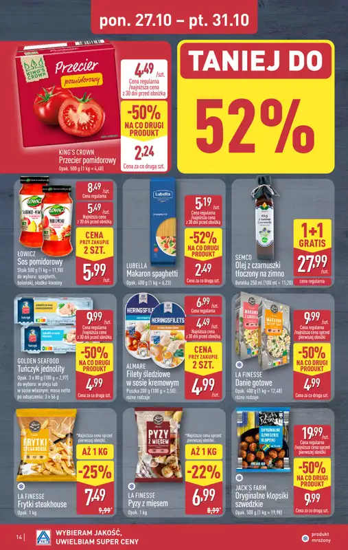 Aldi - gazetka promocyjna Pełny katalog! od poniedziałku 27.10 do piątku 31.10 - strona 14
