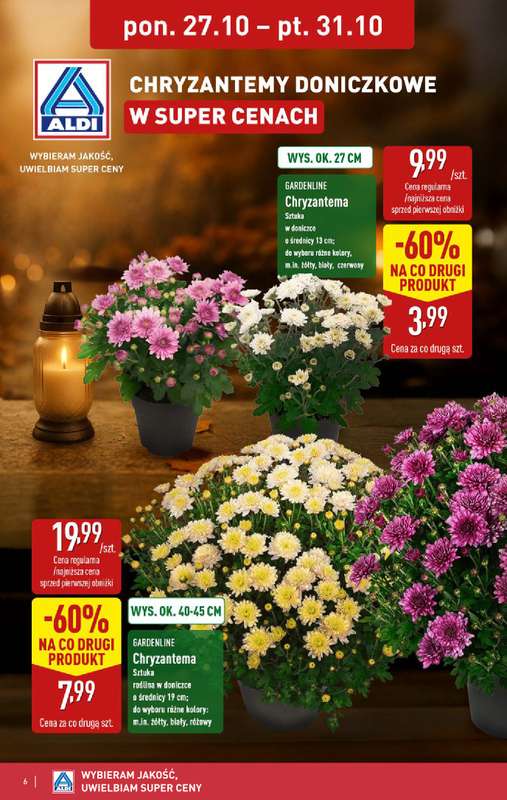 Aldi - gazetka promocyjna Pe艂ny katalog! od poniedzia艂ku 27.10 do pi膮tku 31.10 - strona 6 Aldi - gazetka promocyjna Pe艂ny katalog! od poniedzia艂ku 27.10 do pi膮tku 31.10 - strona 6