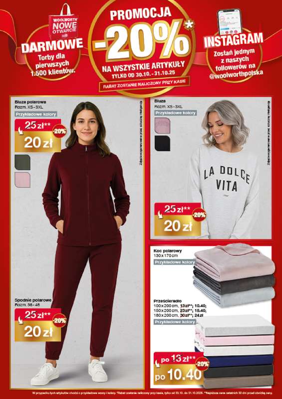 Woolworth - gazetka promocyjna WIELKIE OTWARCIE! W艁OC艁AWEK, ul. Kruszy艅ska 27 od czwartku 30.10 do pi膮tku 31.10 - strona 3 Woolworth - gazetka promocyjna WIELKIE OTWARCIE! W艁OC艁AWEK, ul. Kruszy艅ska 27 od czwartku 30.10 do pi膮tku 31.10 - strona 3