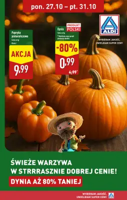 Aldi - gazetka promocyjna Farmer Aldik poleca! od poniedziałku 27.10 do piątku 31.10 - strona 7 Aldi - gazetka promocyjna Farmer Aldik poleca! od poniedziałku 27.10 do piątku 31.10 - strona 7