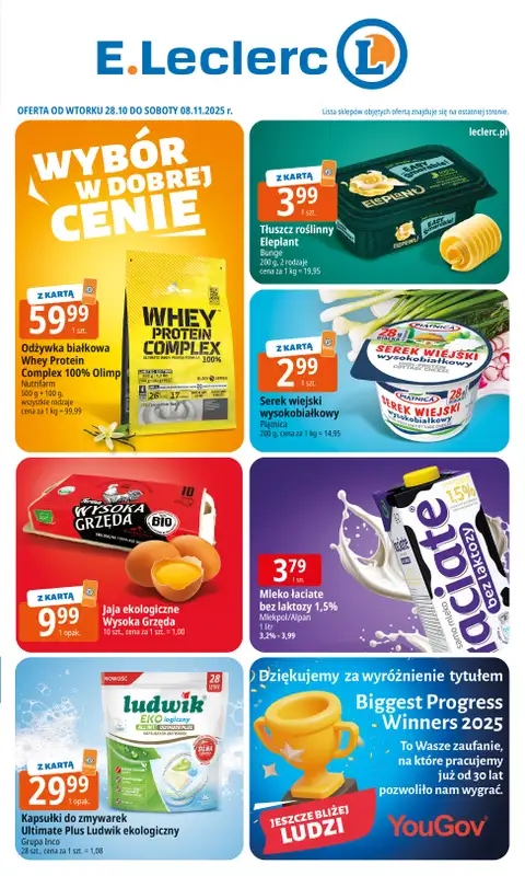 Leclerc - gazetka promocyjna Oferta E.Leclerc I Wybór w dobrej cenie  