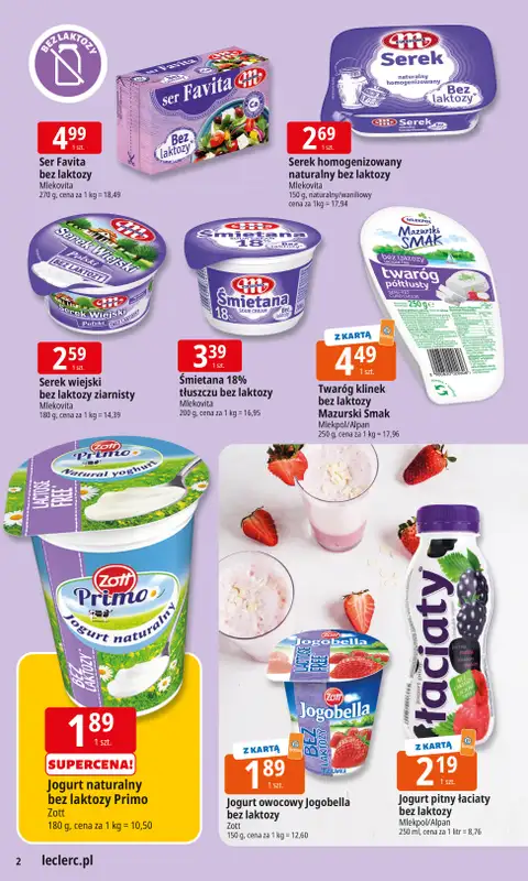 Leclerc - gazetka promocyjna Oferta E.Leclerc I Wybór w dobrej cenie   - strona 2
