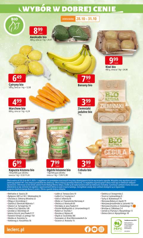 Leclerc - gazetka promocyjna Oferta E.Leclerc I Wyb贸r w dobrej cenie od wtorku 28.10 do soboty 08.11 - strona 12 Leclerc - gazetka promocyjna Oferta E.Leclerc I Wyb贸r w dobrej cenie od wtorku 28.10 do soboty 08.11 - strona 12