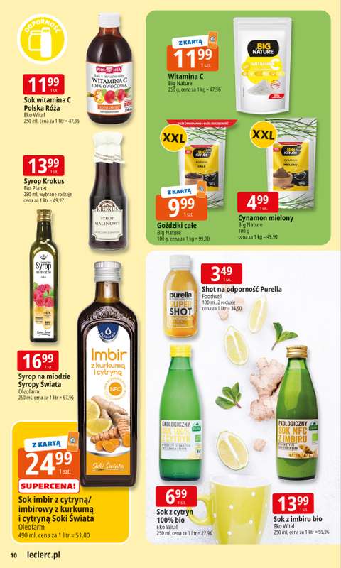Leclerc - gazetka promocyjna Oferta E.Leclerc I Wyb贸r w dobrej cenie od wtorku 28.10 do soboty 08.11 - strona 10 Leclerc - gazetka promocyjna Oferta E.Leclerc I Wyb贸r w dobrej cenie od wtorku 28.10 do soboty 08.11 - strona 10