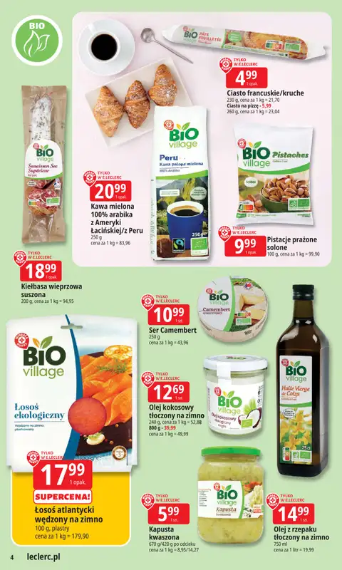Leclerc - gazetka promocyjna Oferta E.Leclerc I Wybór w dobrej cenie od wtorku 28.10 do soboty 08.11 - strona 4