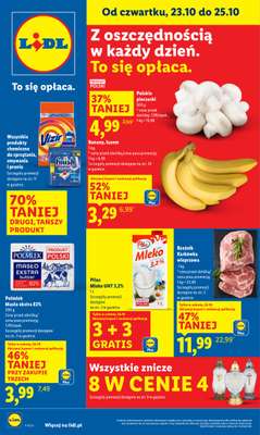 Lidl - gazetka promocyjna Oferta od czwartku od czwartku 23.10 do soboty 25.10