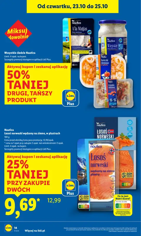 Lidl - gazetka promocyjna Oferta od czwartku od czwartku 23.10 do soboty 25.10 - strona 14