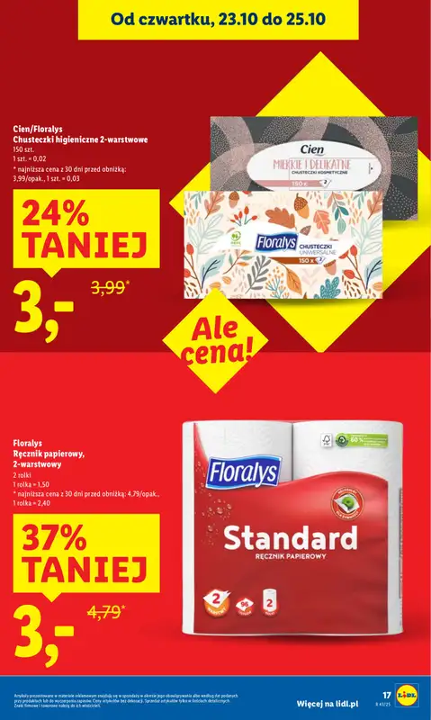 Lidl - gazetka promocyjna Oferta od czwartku od czwartku 23.10 do soboty 25.10 - strona 17